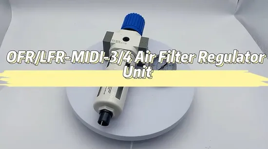 5/2 Way Ofr/Lfr-MIDI-3/4 Type 1/2'' Air Filter Regulator Unit Pneumatic Air Line Source Treatment Accessories